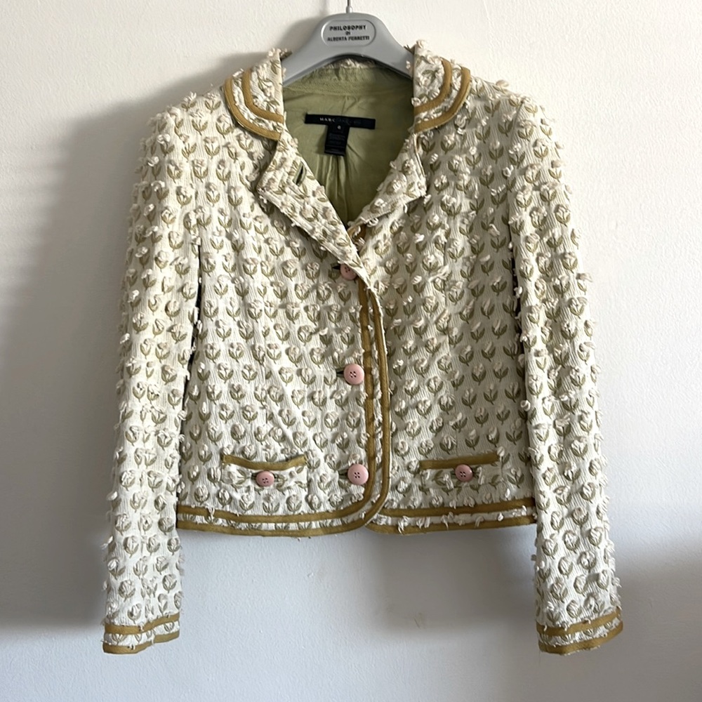 Vintage Marc Jacobs Cropped Jacket - size 8